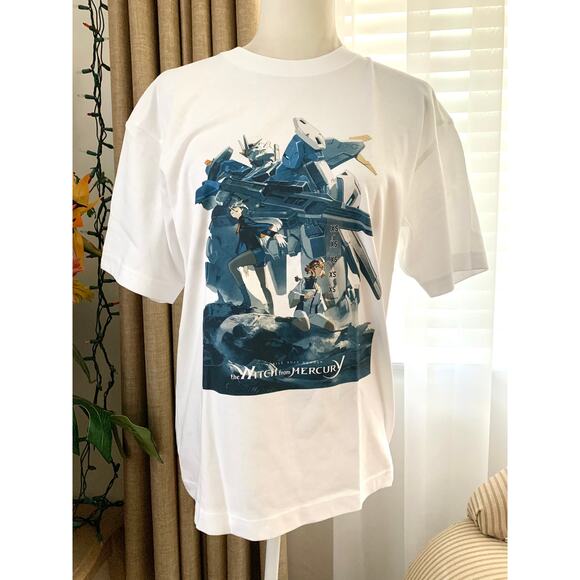 Uniqlo Mobile Suit GUNDAM 45th Anniversary UT Graphic T-Shirt in White Unisex - Picture 4 of 14